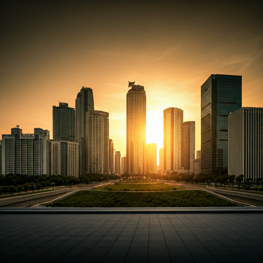 Nigerian business district